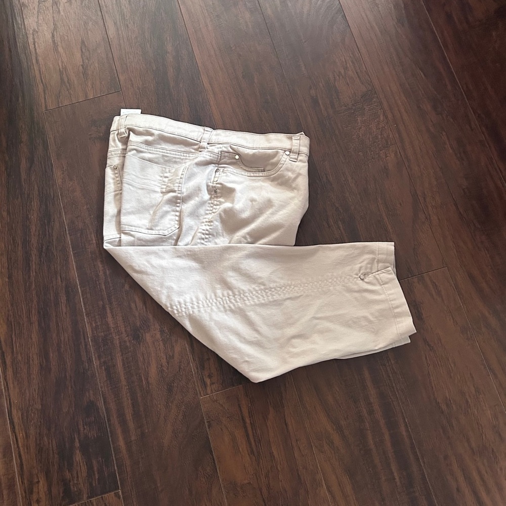Haggar Petite Tan Pants